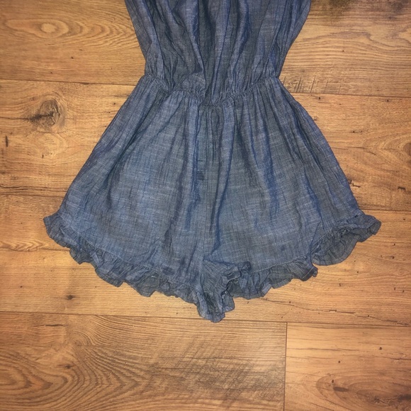 Chambray Romper - Picture 4 of 5